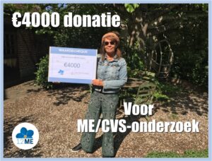 Read more about the article 12ME doneert 4000 euro aan Solve ME/CFS Initiative
